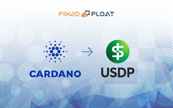 Câmbio Cardano por USDP