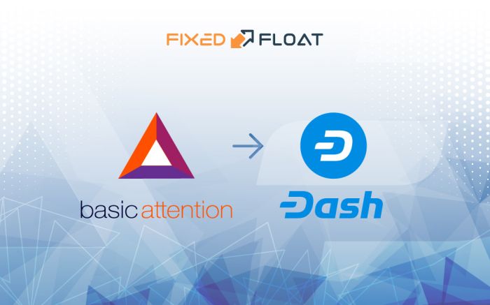 Обмен Basic Attention на Dash