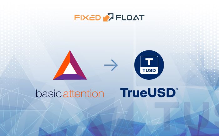 Обмен Basic Attention на TrueUSD