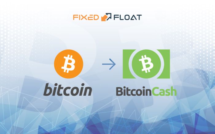 Intercambiar Bitcoin a Bitcoin Cash