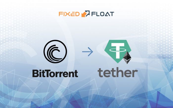 Échangez BitTorrent en USDT (ERC-20)