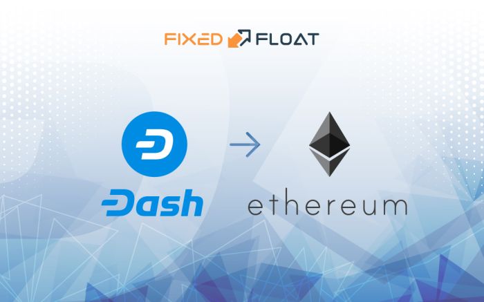Intercambiar Dash a Ethereum