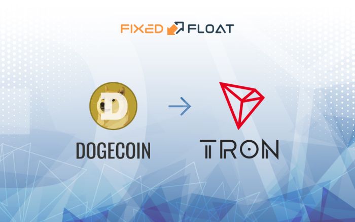 Intercambiar Dogecoin a Tron