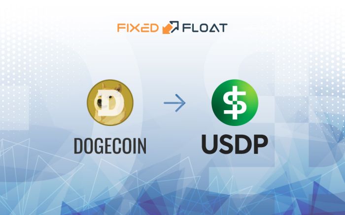 Exchange Dogecoin to USDP
