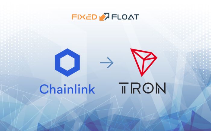 Intercambiar Chainlink a Tron