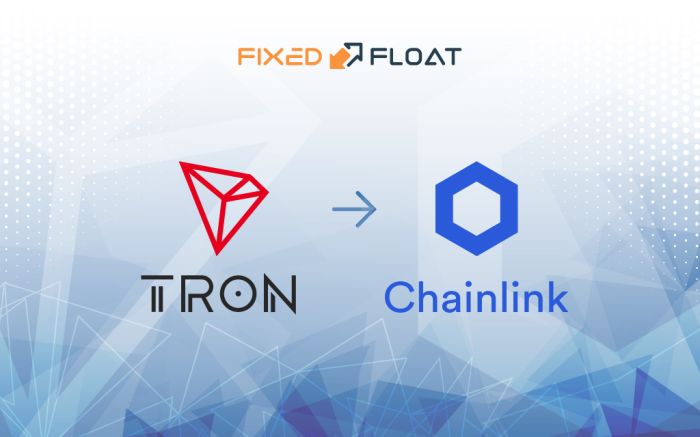 Intercambiar Tron a Chainlink