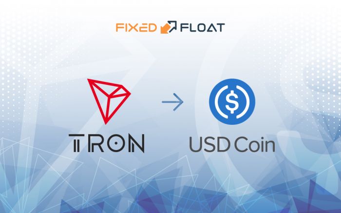 Обмен Tron на USD Coin