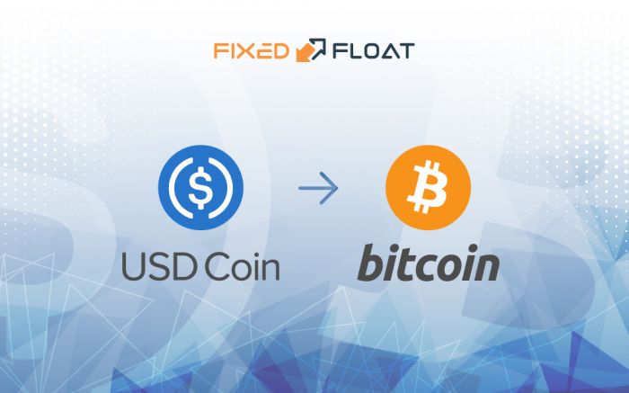 Câmbio USD Coin para Bitcoin