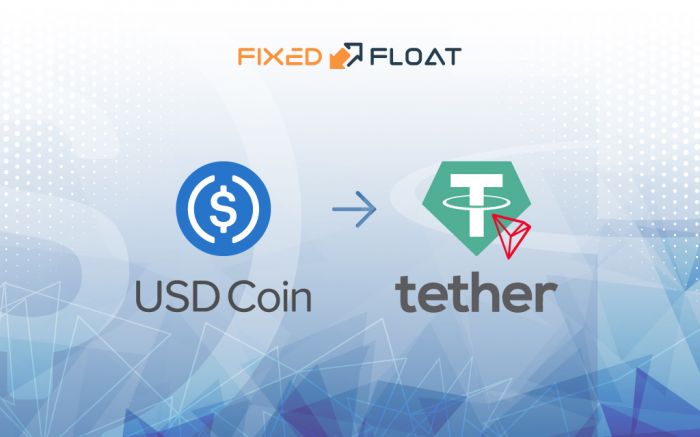 Échangez USD Coin en USDT (TRC-20)
