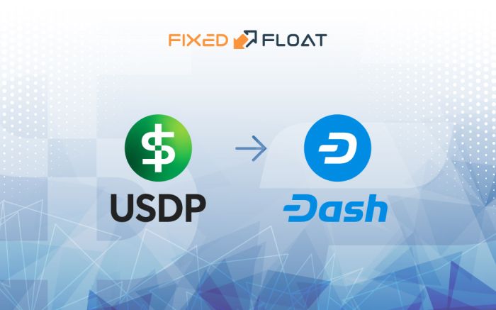 Exchange USDP to Dash