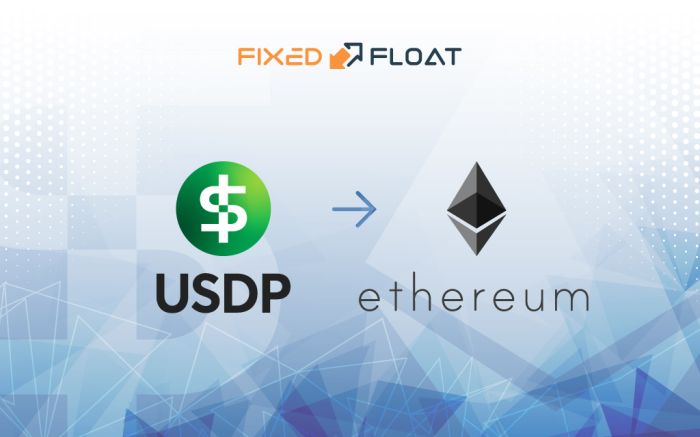 Intercambiar USDP a Ethereum