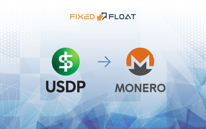 Exchange USDP to Monero