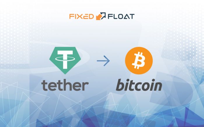 Tauschen Sie USDT (ERC-20) gegen Bitcoin