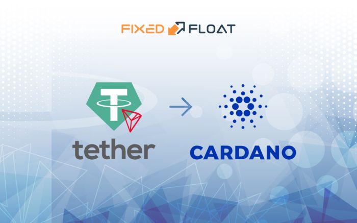 Tauschen Sie USDT (TRC-20) gegen Cardano
