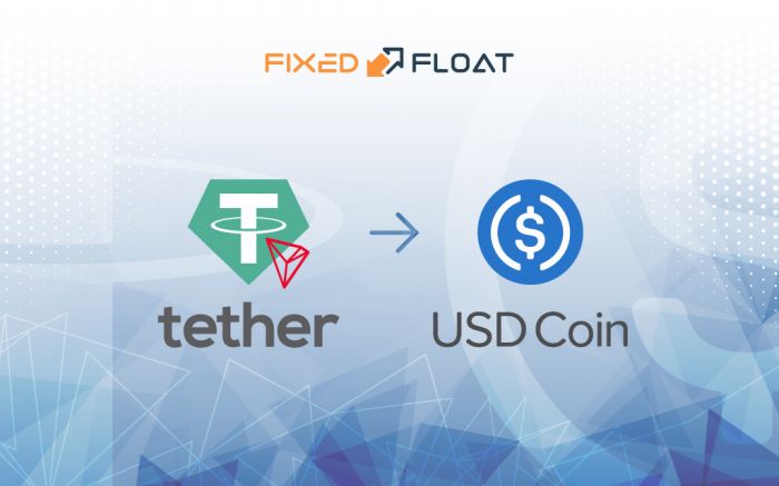 Échangez USDT (TRC-20) en USD Coin
