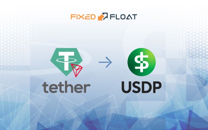 Câmbio USDT (TRC-20) para USDP