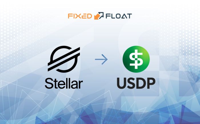 Intercambiar Stellar Lumens a USDP