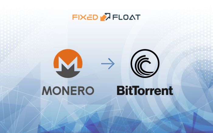 Échangez Monero à BitTorrent