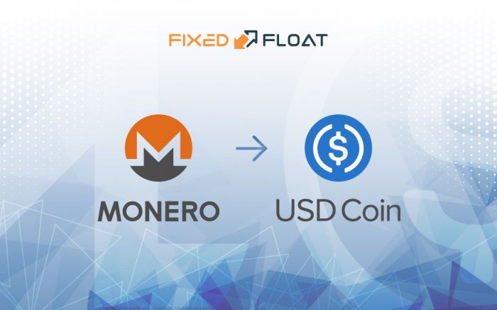Câmbio Monero para USD Coin