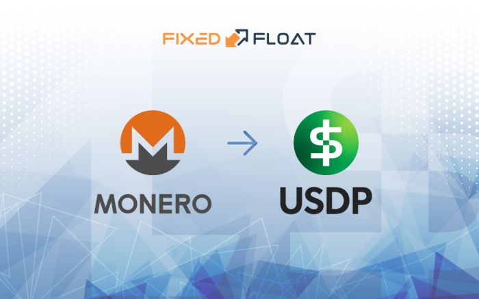 Exchange Monero to USDP