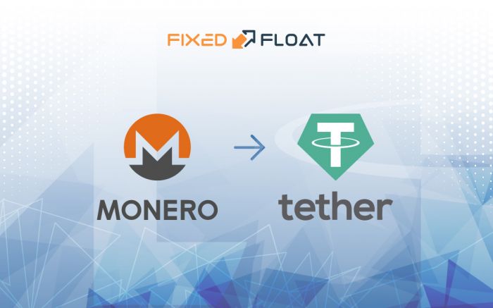 Umtausch von Monero gegen USDT (ERC-20)