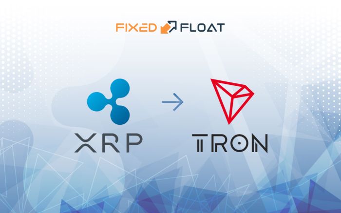 Intercambiar XRP a Tron