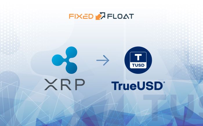 Обмен XRP на TrueUSD