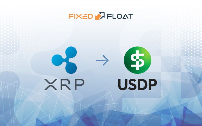 Обмен XRP на USDP
