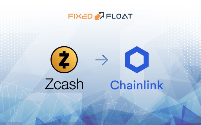 Tauschen Sie Zcash gegen Chainlink