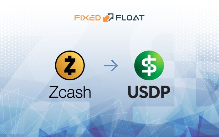 Exchange Zcash to USDP
